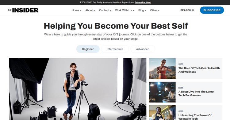Download Insider Kadence Child News Magazine Theme Now!