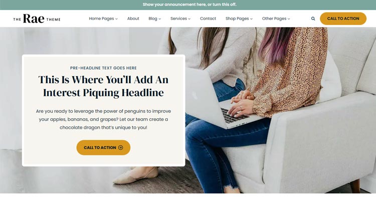Download Rae Kadence Child WordPress Theme Now!