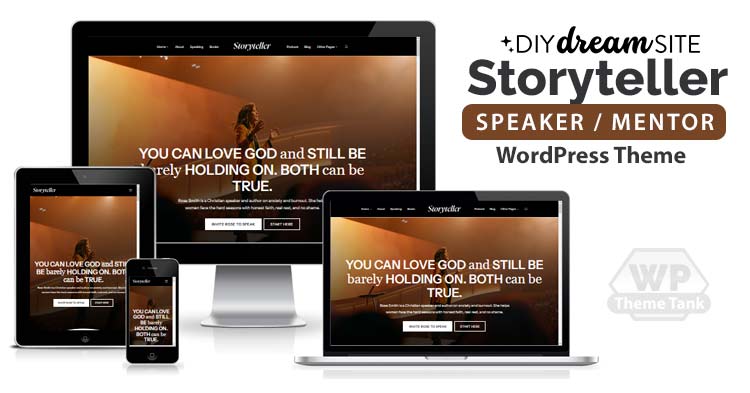 Download DIYDreamSite - Storyteller Kadence Child WordPress Theme For female Coaches, Speakers, Mentors, Trainers, Educators, Consultants & Creative Entrepruneus