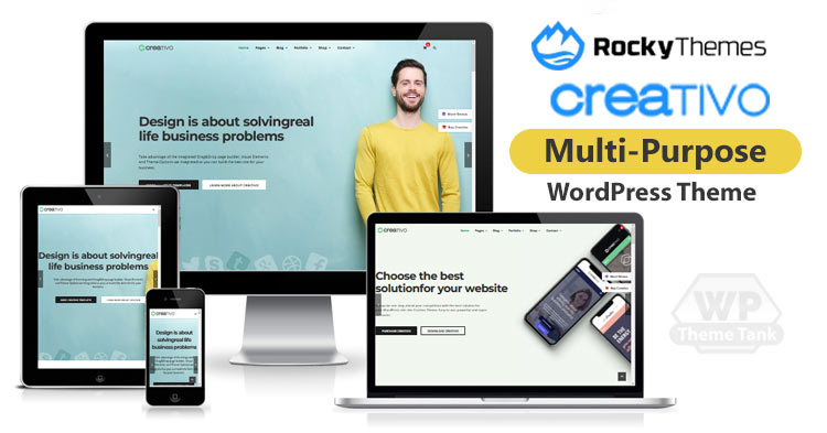 Download Rockythemes - Creativo Multipurpose WordPress Theme for all types of niches