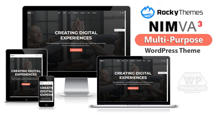 Download Rockythemes - Nimva Multipurpose WordPress Theme for all types of niches